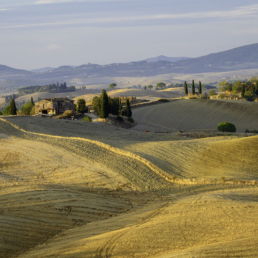 Rich fall colours of Tuscany
