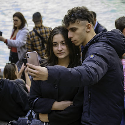 The place for a selfi!