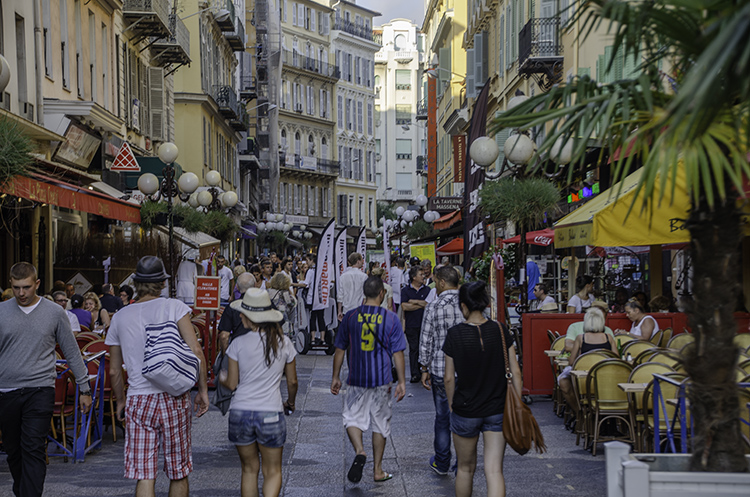 Pedestrian streets in the centre of Nice, France Travel Journa, Marcus Travel Jourmal, mytravellinglens