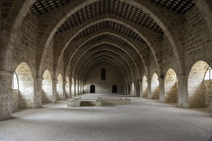 Monastery Santes Creus. The monks slept in a common room.  photo Glenn Marcus, mytravellinglens.com