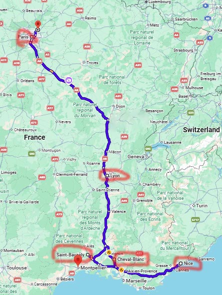 Our Route for France 2026
