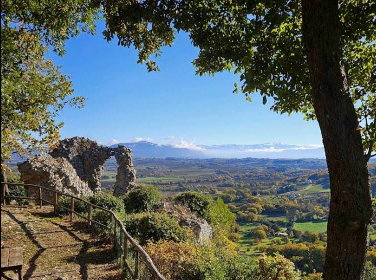Ruins of the Castello di Canale, Collicello, Umbria
