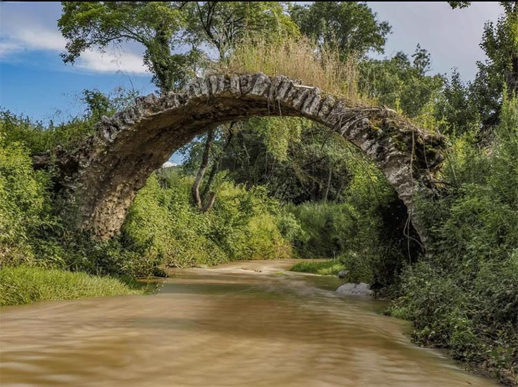Ponte di Santa Maria in Canale, Collicello, Umbria