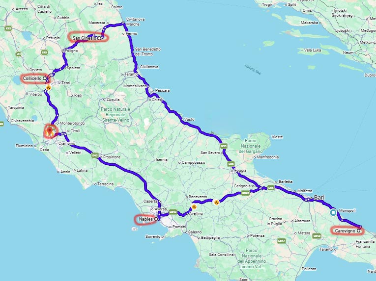 Our Route Italy 2026
